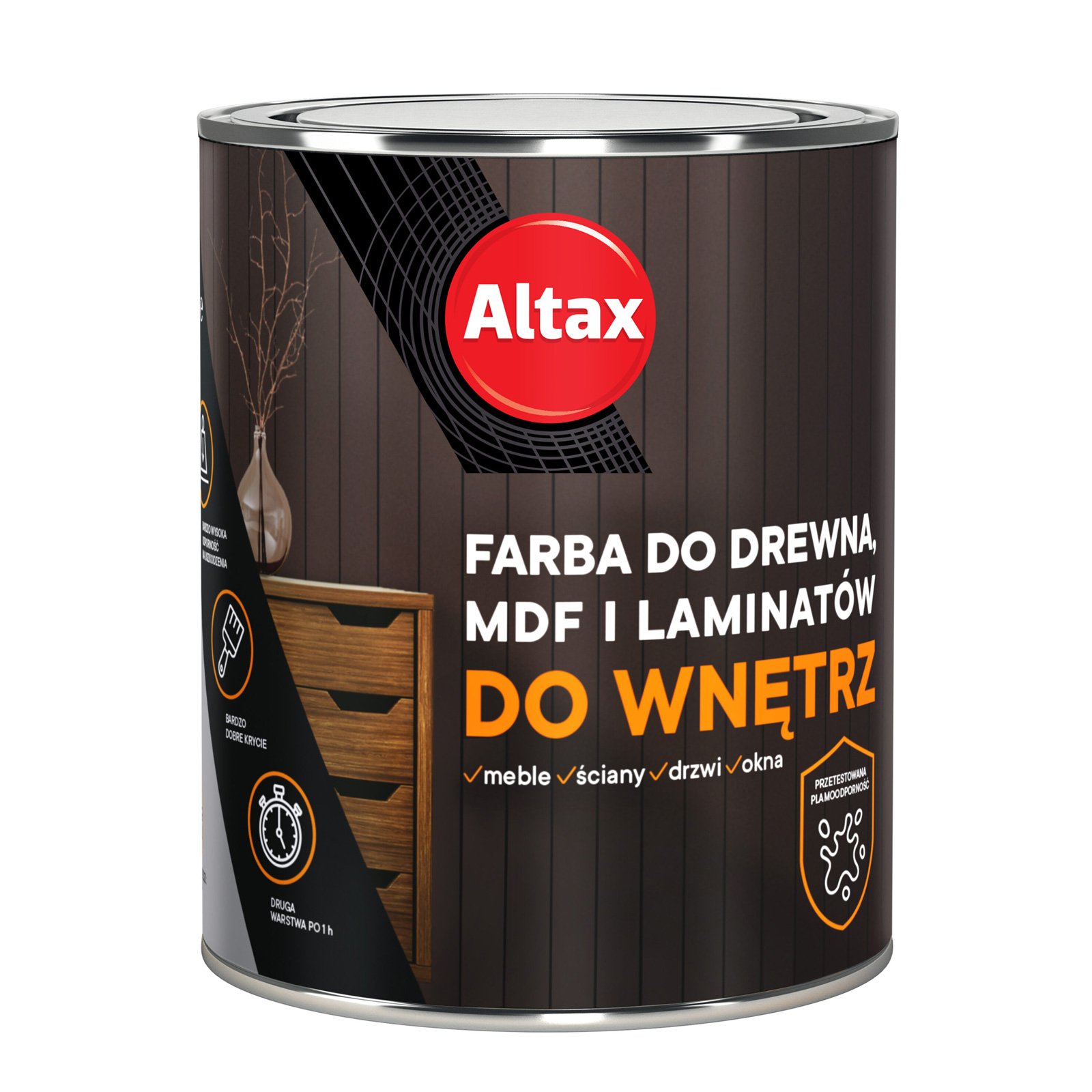 Altax – საღებავი ხის MDF/LAM – 750მლ — ლაქები, ზეთები და წებოები